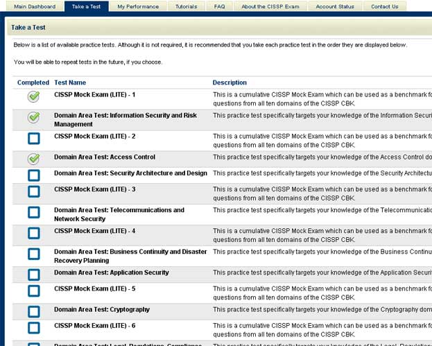 CISSP Exam Practice